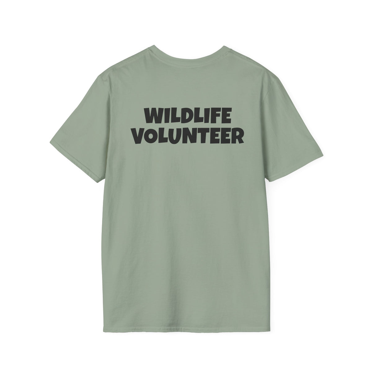 Wildlife Volunteer T-Shirt — Nature Rescue Pocket Logo Tee