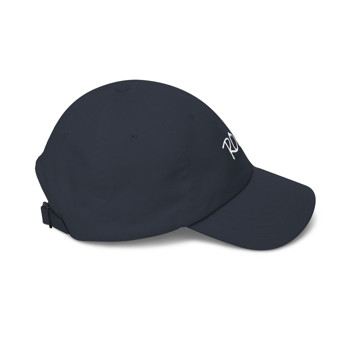 Rock Script Dad Cap — Casual Embroidered Baseball Hat