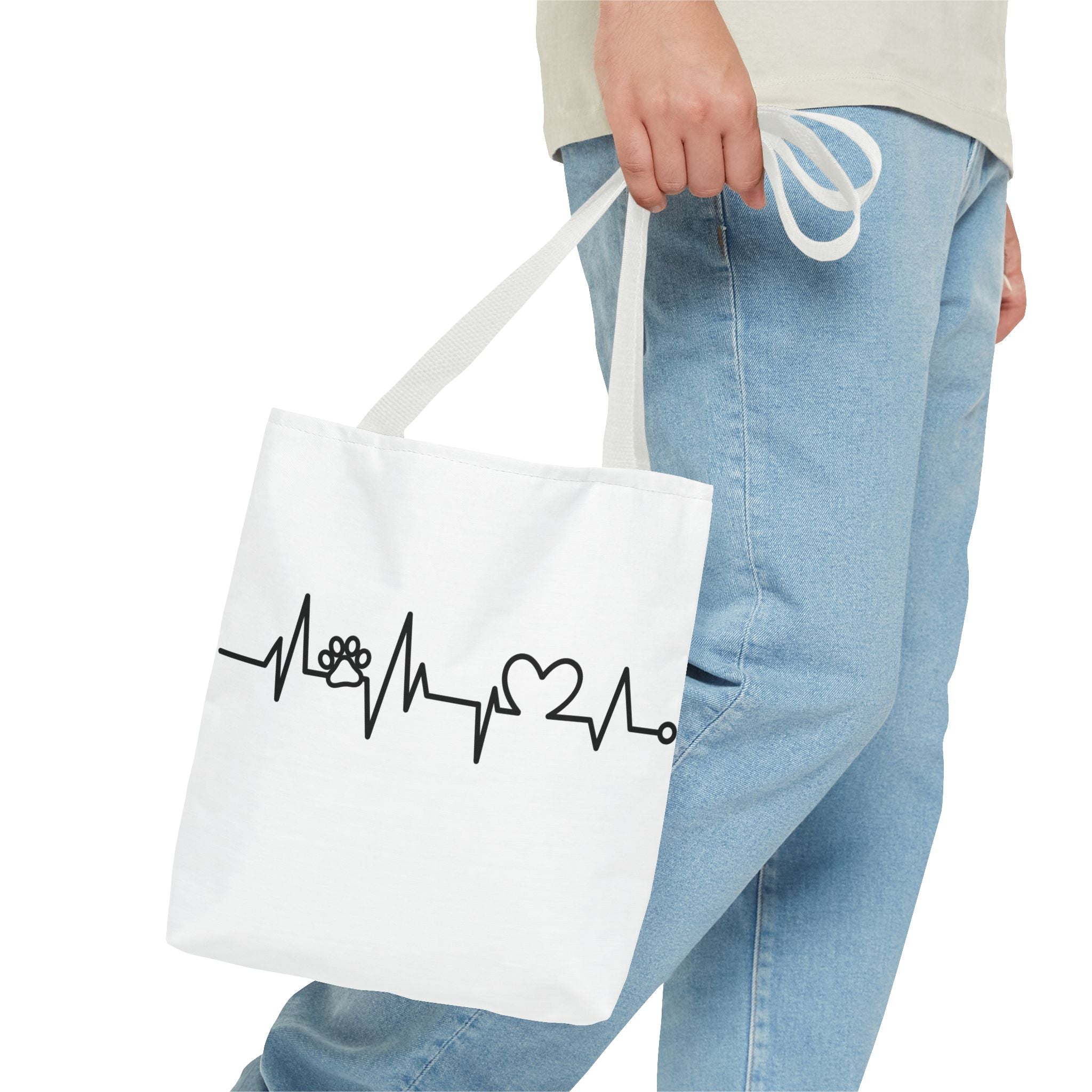 Animal ECG Tote Bag
