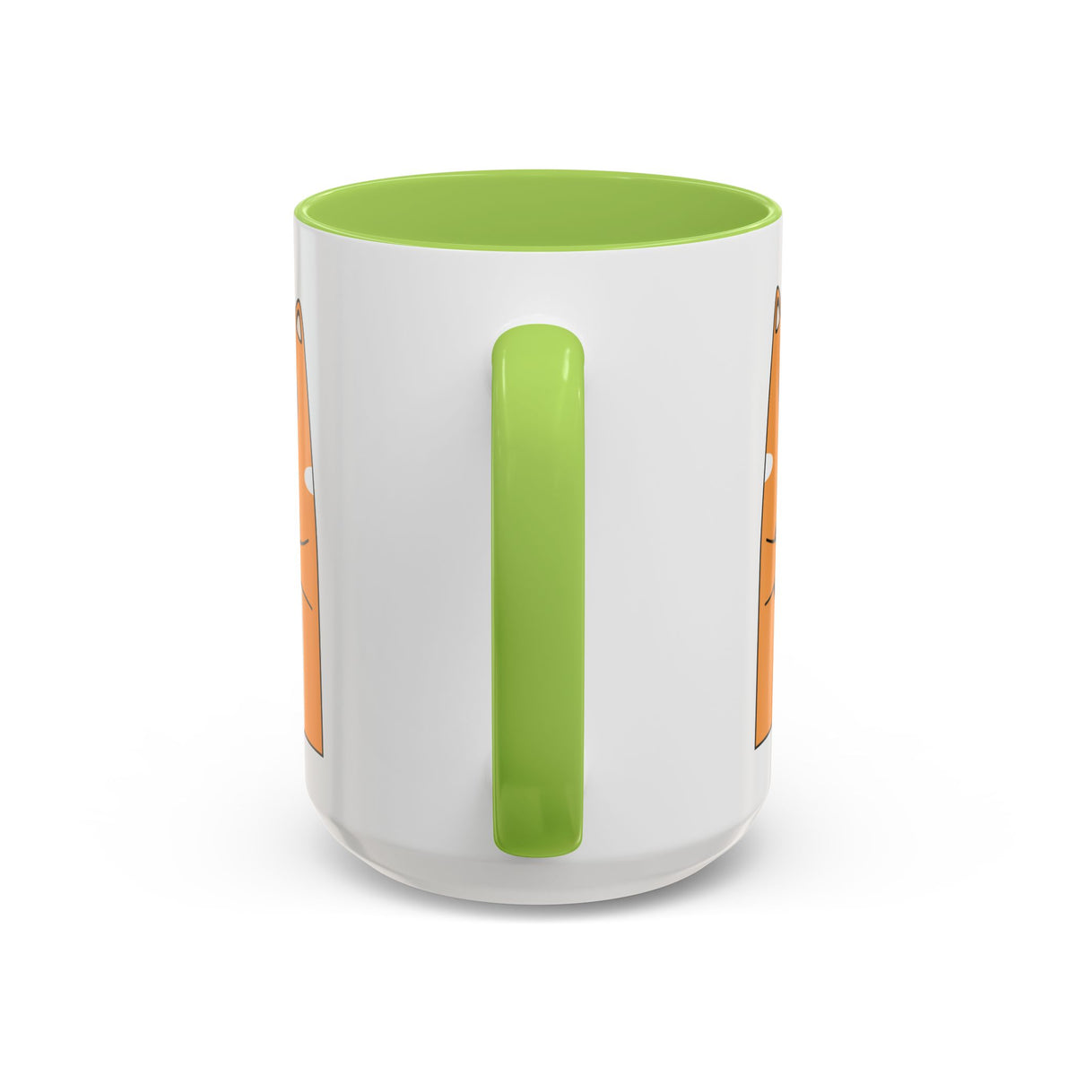Sleepy Cat Accent Mug — 11/15oz Coffee Cup with Cat Design
