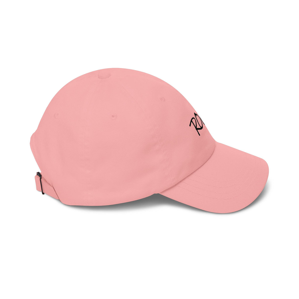 Rock Script Dad Cap — Casual Embroidered Baseball Hat