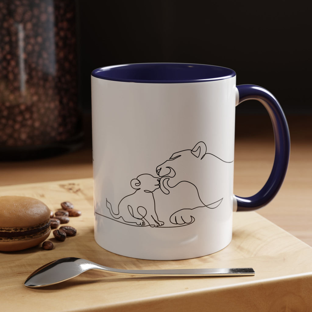 Lioness and Cub Mug