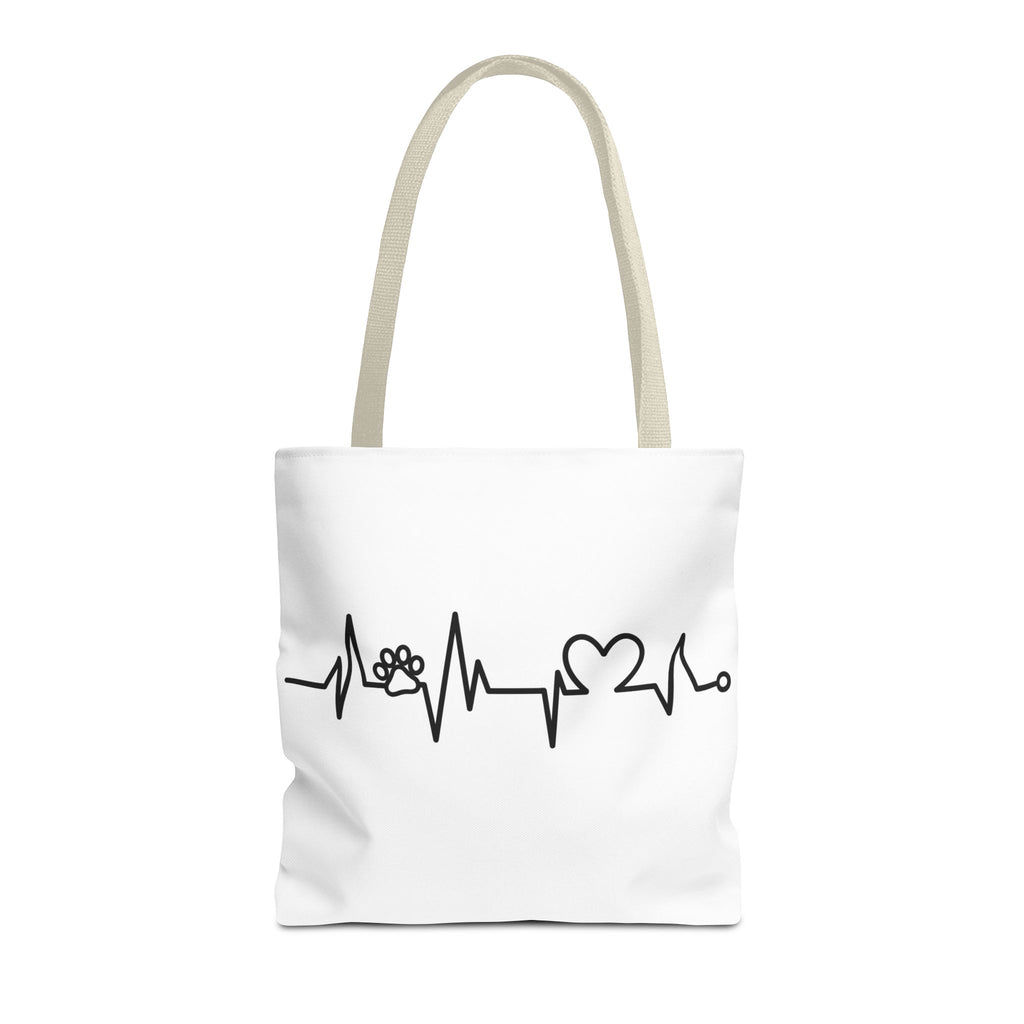 Animal ECG Tote Bag