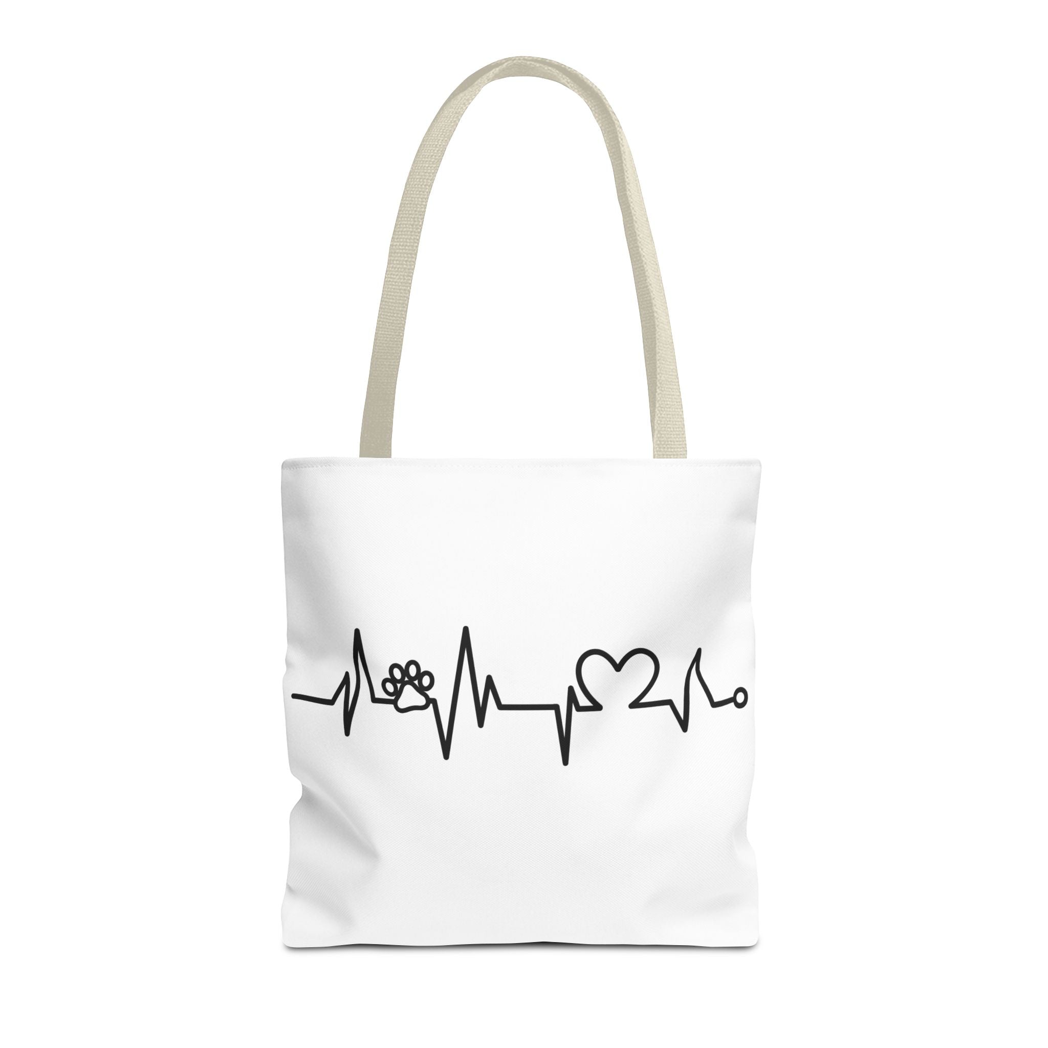 Animal ECG Tote Bag