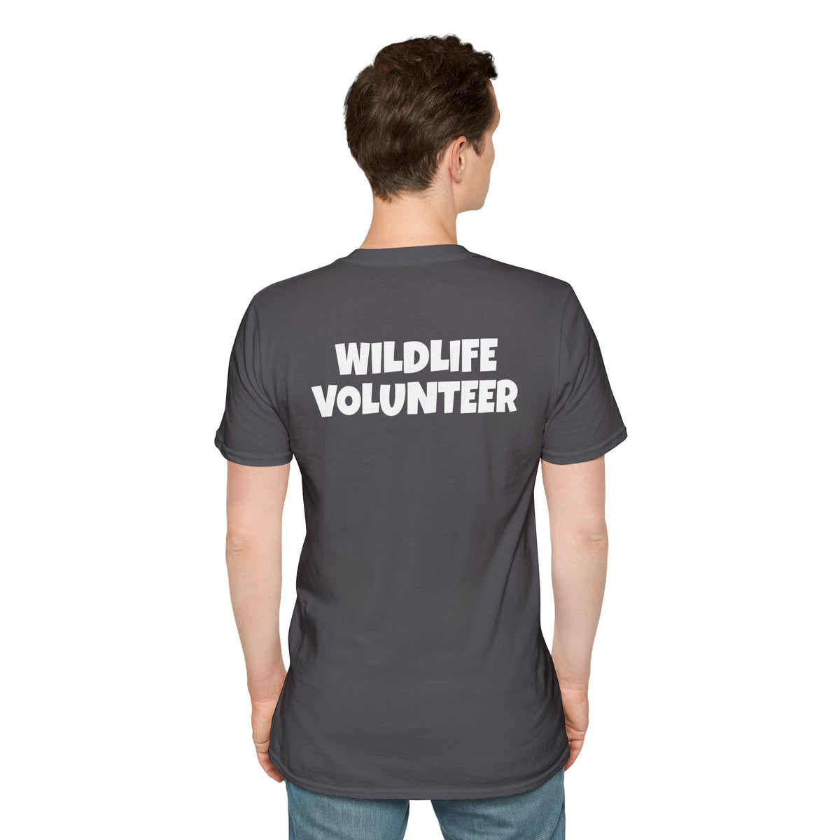 Wildlife Volunteer T-Shirt — Nature Rescue Pocket Logo Tee