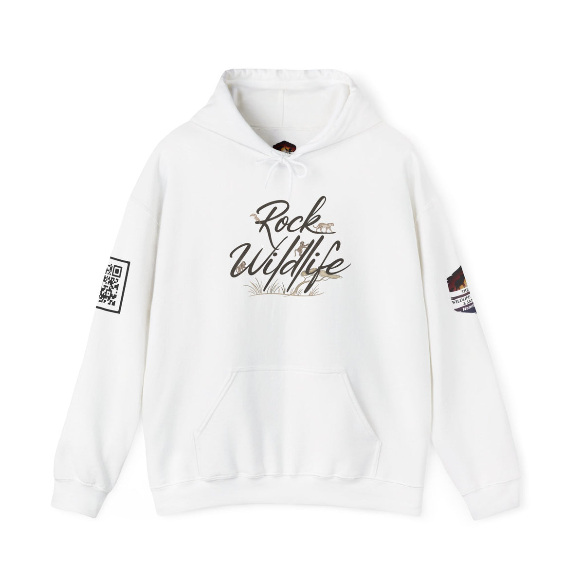 Hoodie - Rock Wildlife Script Pullover Hoodie