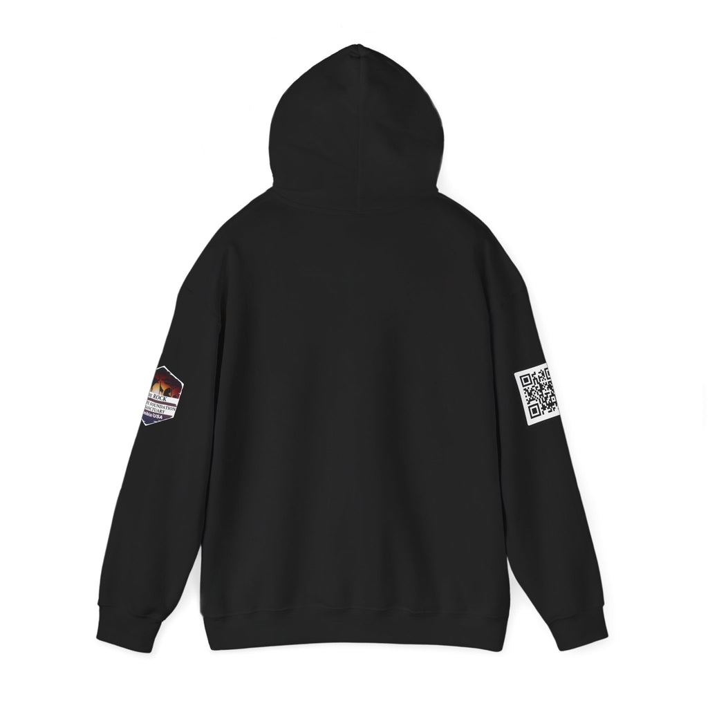 Hoodie - Rock Wildlife Script Pullover Hoodie
