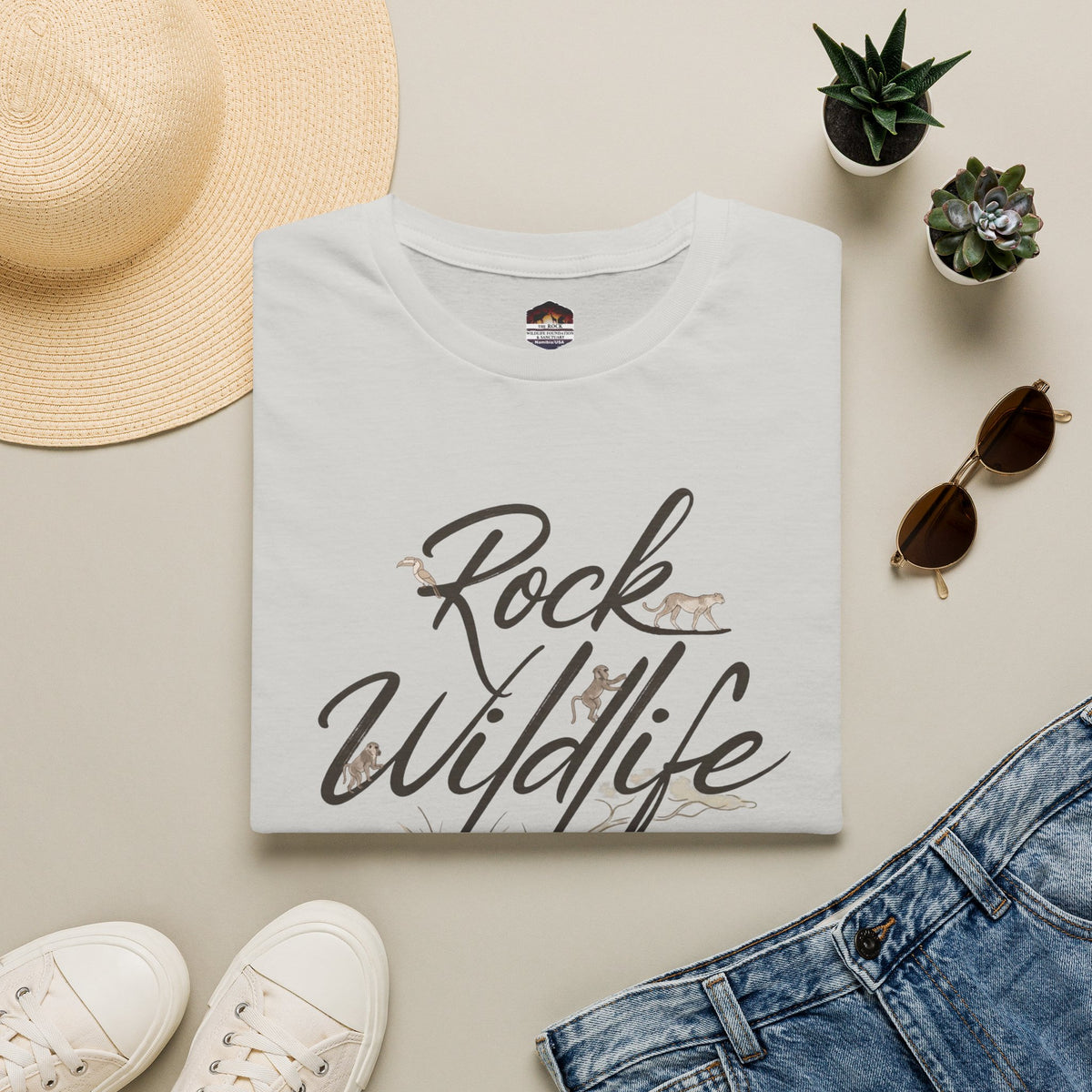 Rock Wildlife T-Shirt — Nature-Inspired Graphic Tee