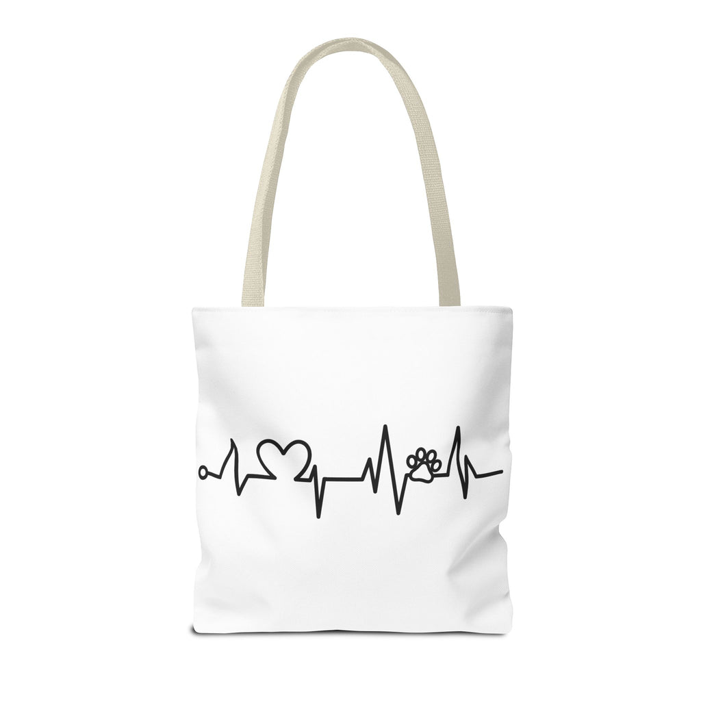 Animal ECG Tote Bag