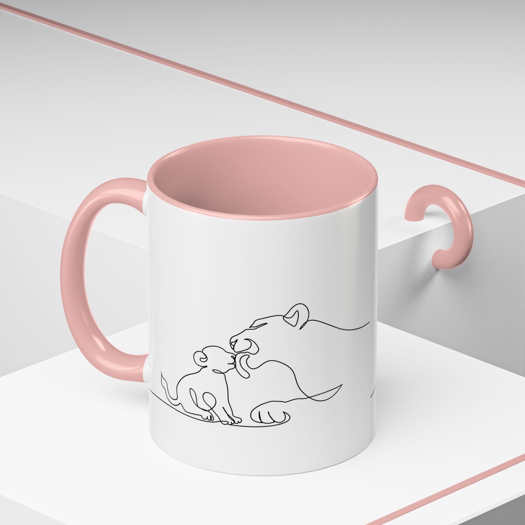Lioness and Cub Mug