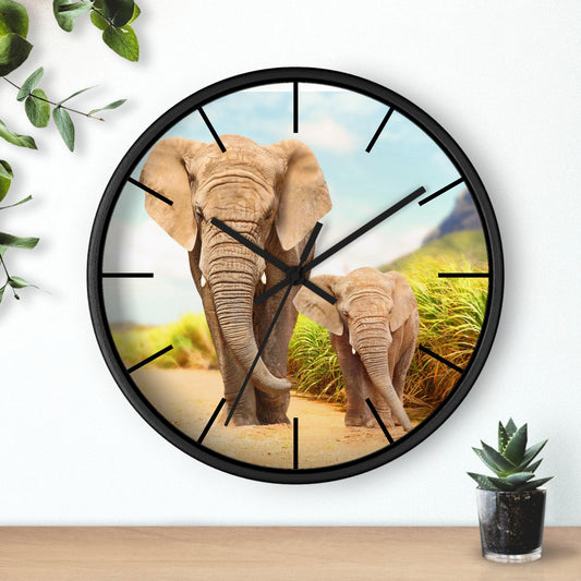 Elephant Wall Clock