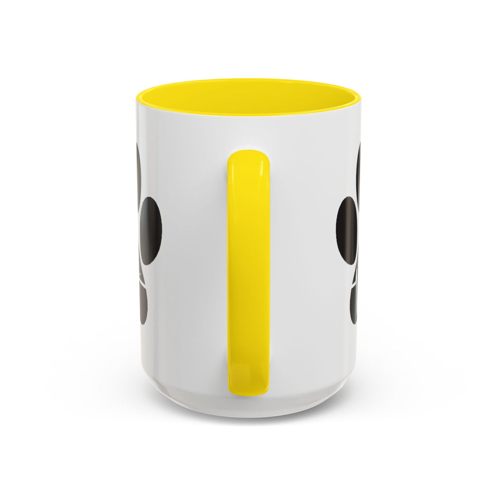 Dog Paw Heartbeat Coffee Mug — Pet Lover Accent Mug (11/15oz)