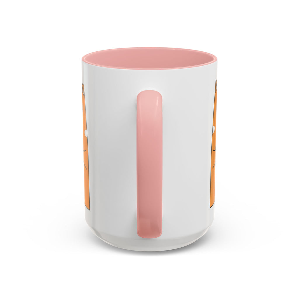 Sleepy Cat Accent Mug — 11/15oz Coffee Cup with Cat Design