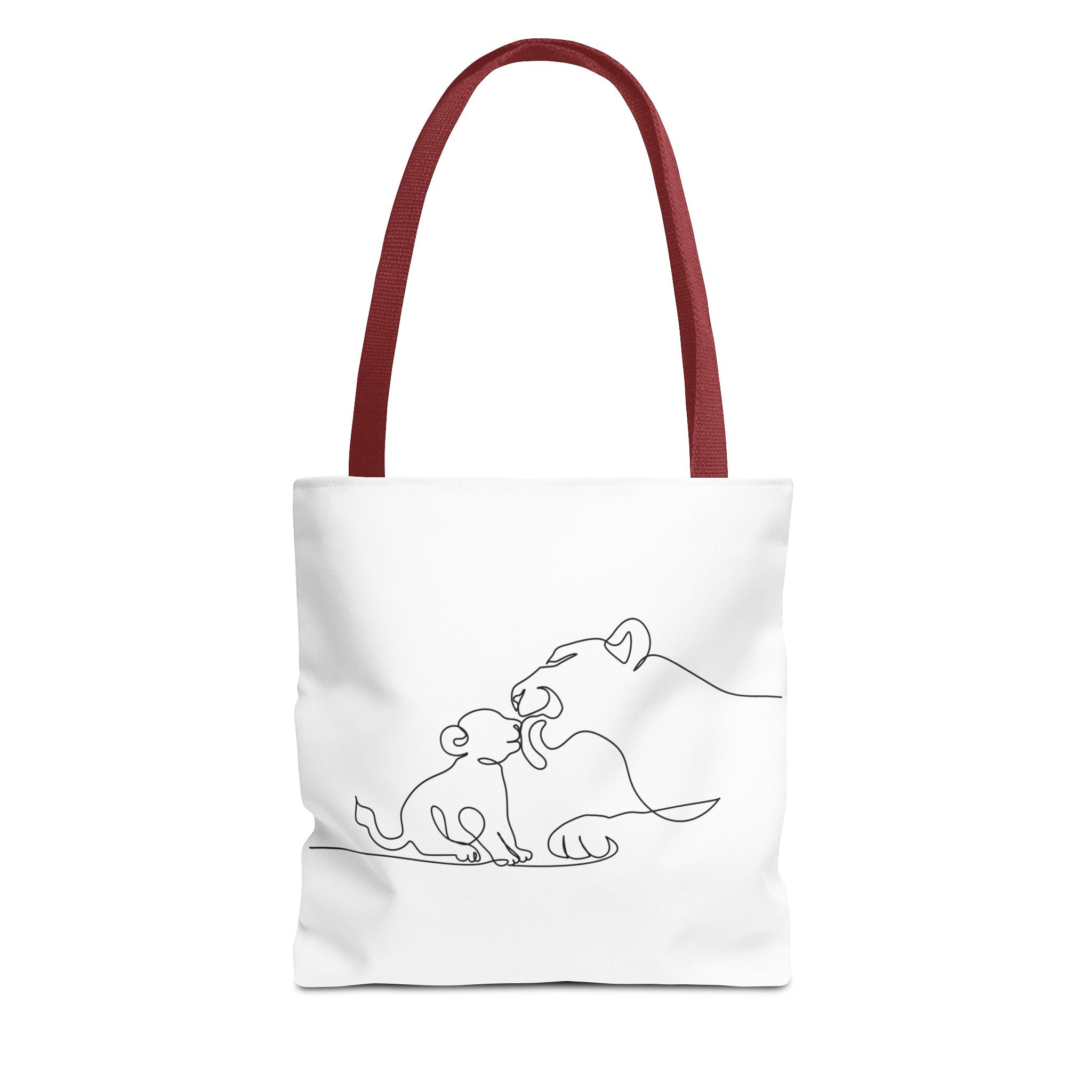 Lioness and Cub Tote Bag