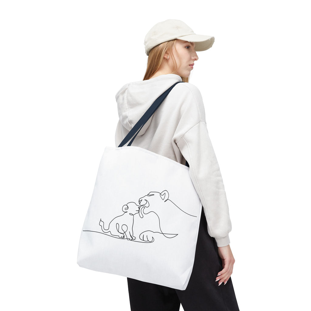 Lioness and Cub Tote Bag
