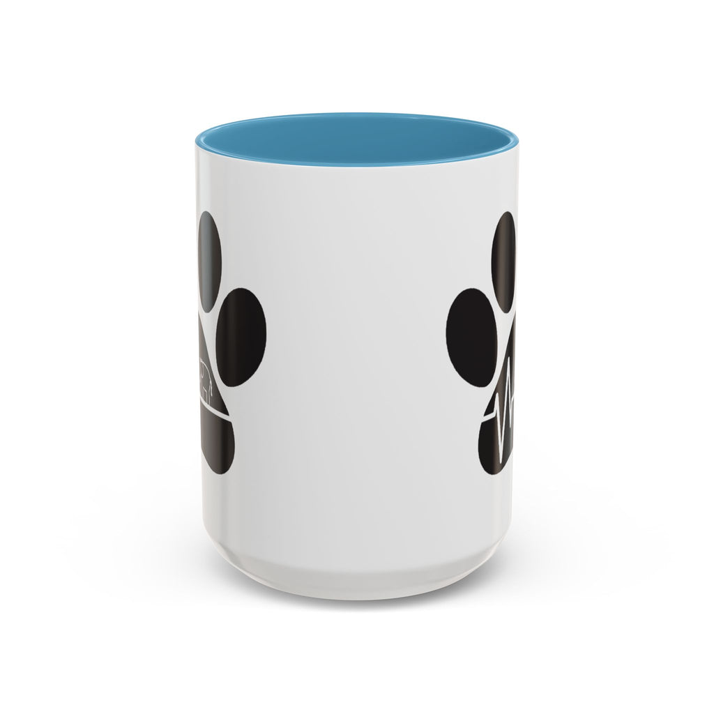 Elephant Paw Coffee Mug — Animal Rescue Heartbeat Accent Mug