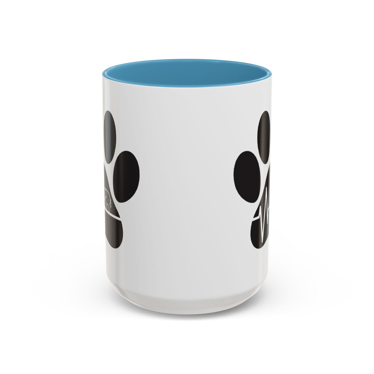 Elephant Paw Coffee Mug — Animal Rescue Heartbeat Accent Mug