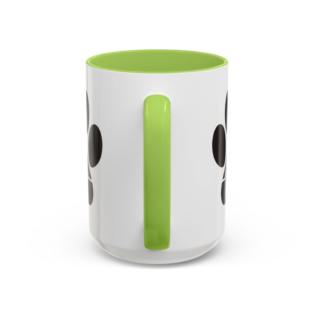 Dog Paw Heartbeat Coffee Mug — Pet Lover Accent Mug (11/15oz)