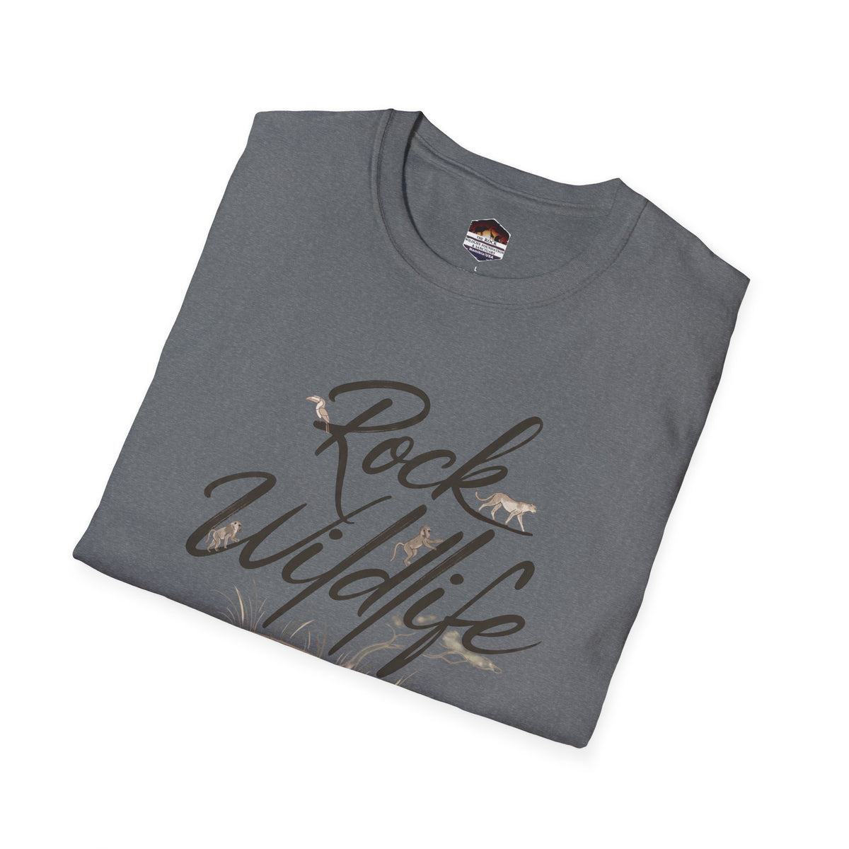 Rock Wildlife T-Shirt — Nature-Inspired Graphic Tee