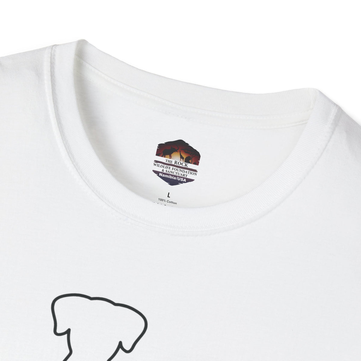 Dog and Cat Line Art T‑Shirt — Minimal Pet Silhouette Tee