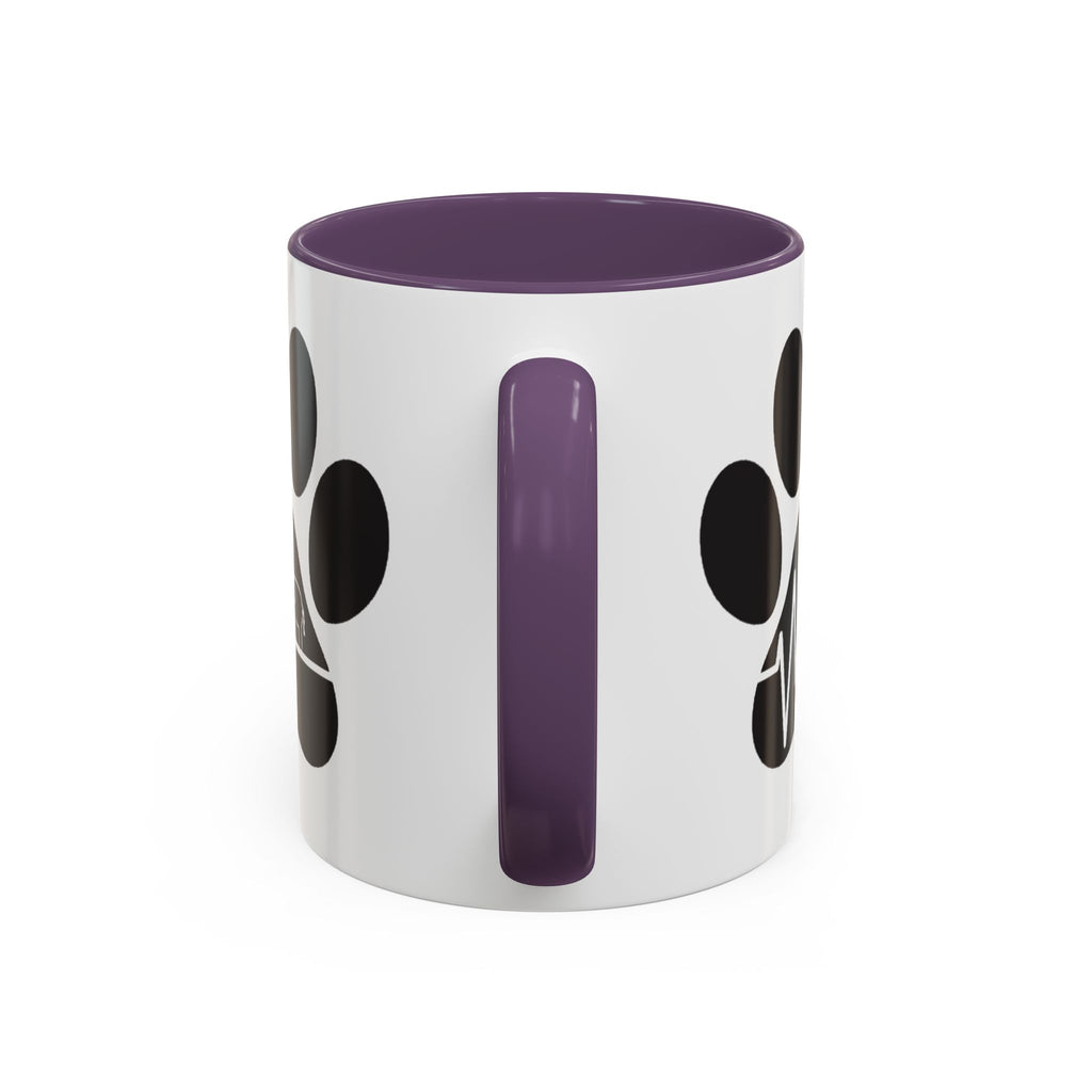 Elephant Paw Coffee Mug — Animal Rescue Heartbeat Accent Mug