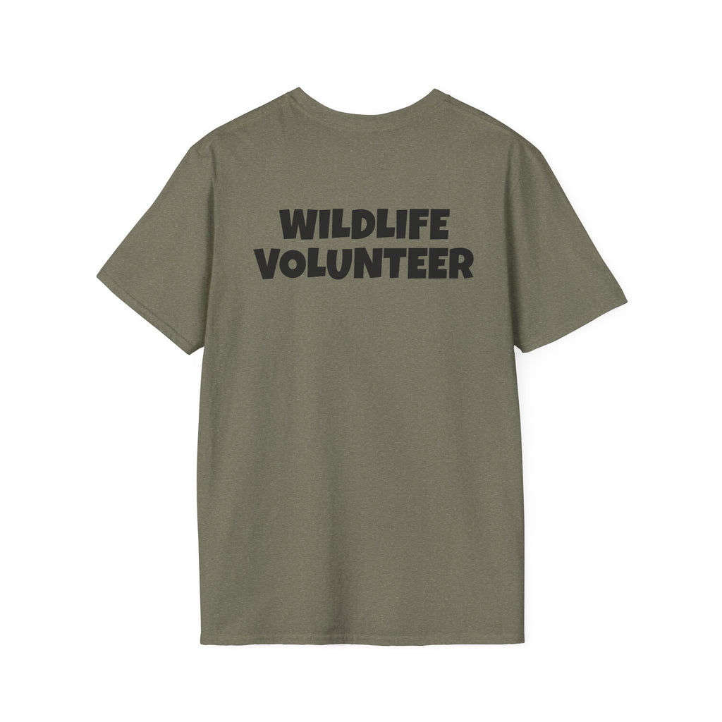 Wildlife Volunteer T-Shirt — Nature Rescue Pocket Logo Tee