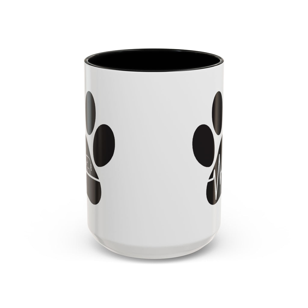 Elephant Paw Coffee Mug — Animal Rescue Heartbeat Accent Mug