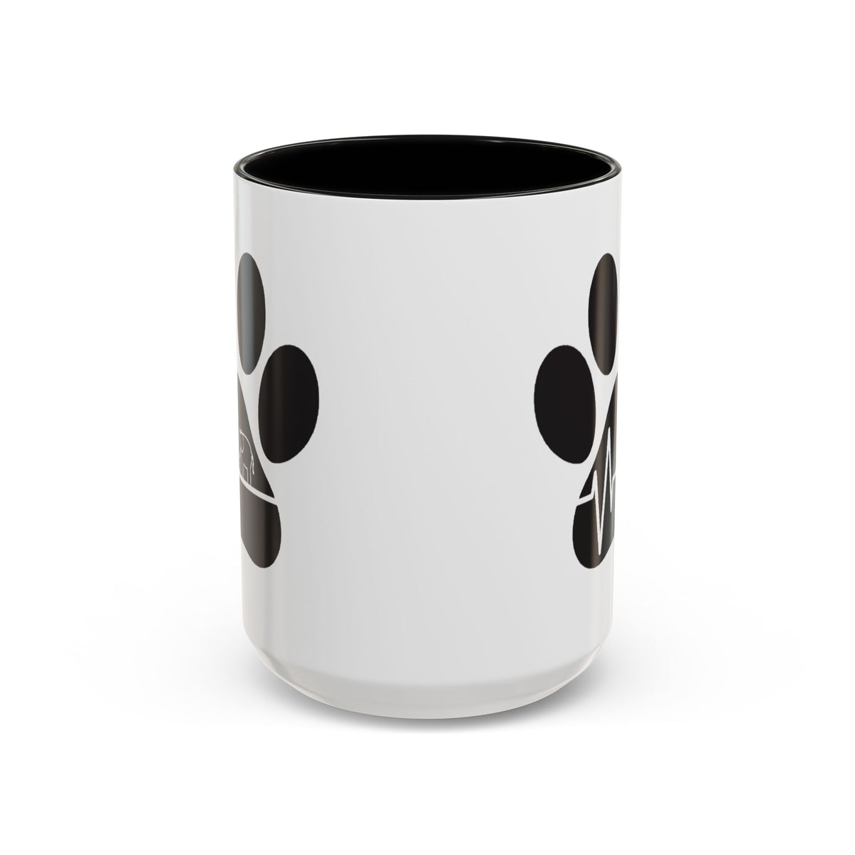 Elephant Paw Coffee Mug — Animal Rescue Heartbeat Accent Mug