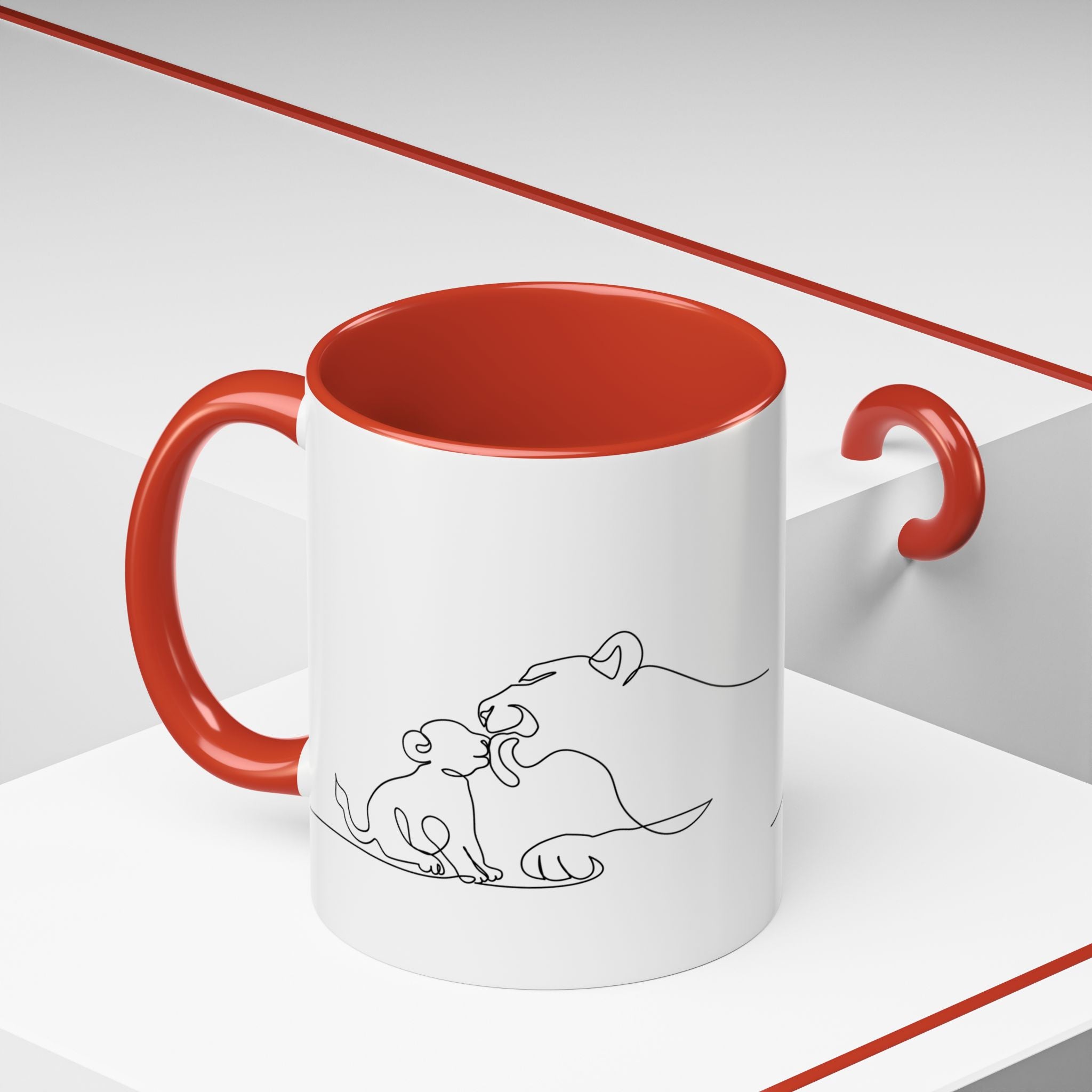 Lioness and Cub Mug