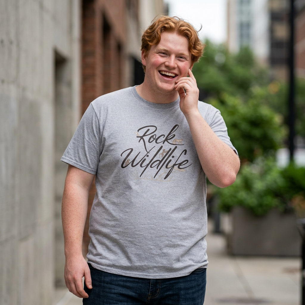 Rock Wildlife T-Shirt — Nature-Inspired Graphic Tee