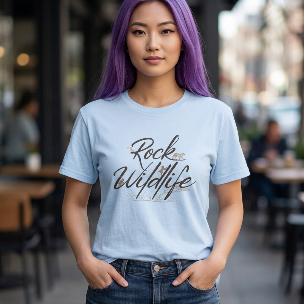 Rock Wildlife T-Shirt — Nature-Inspired Graphic Tee