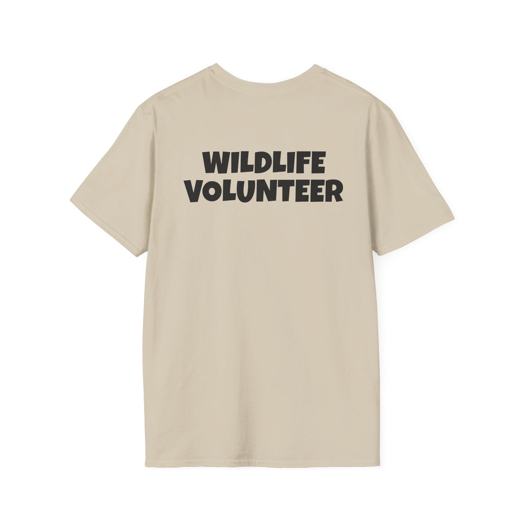 Wildlife Volunteer T-Shirt — Nature Rescue Pocket Logo Tee