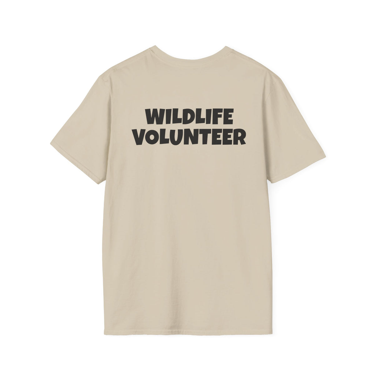 Wildlife Volunteer T-Shirt — Nature Rescue Pocket Logo Tee