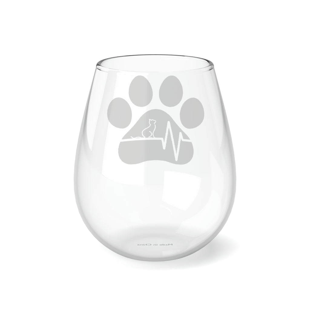 Cat Wine Glass