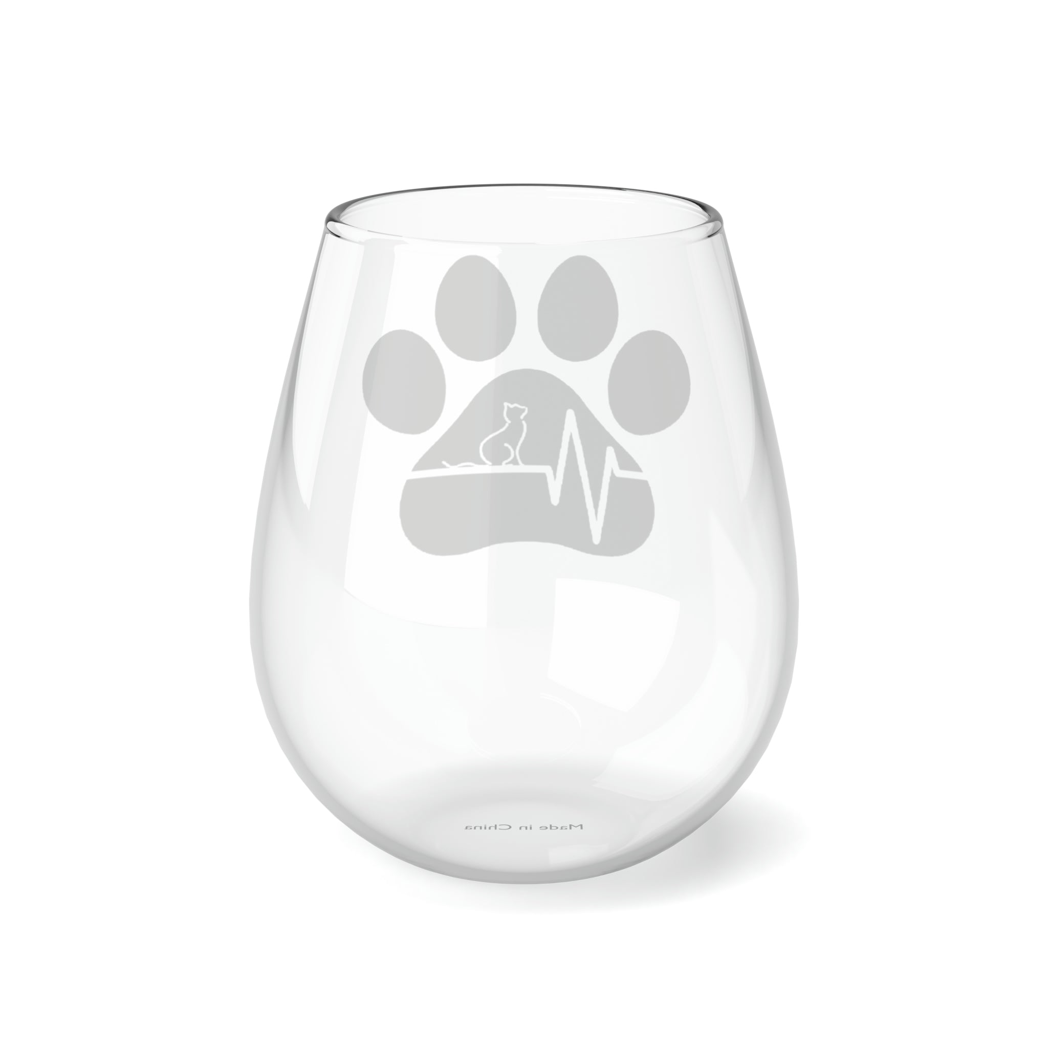 Cat Wine Glass