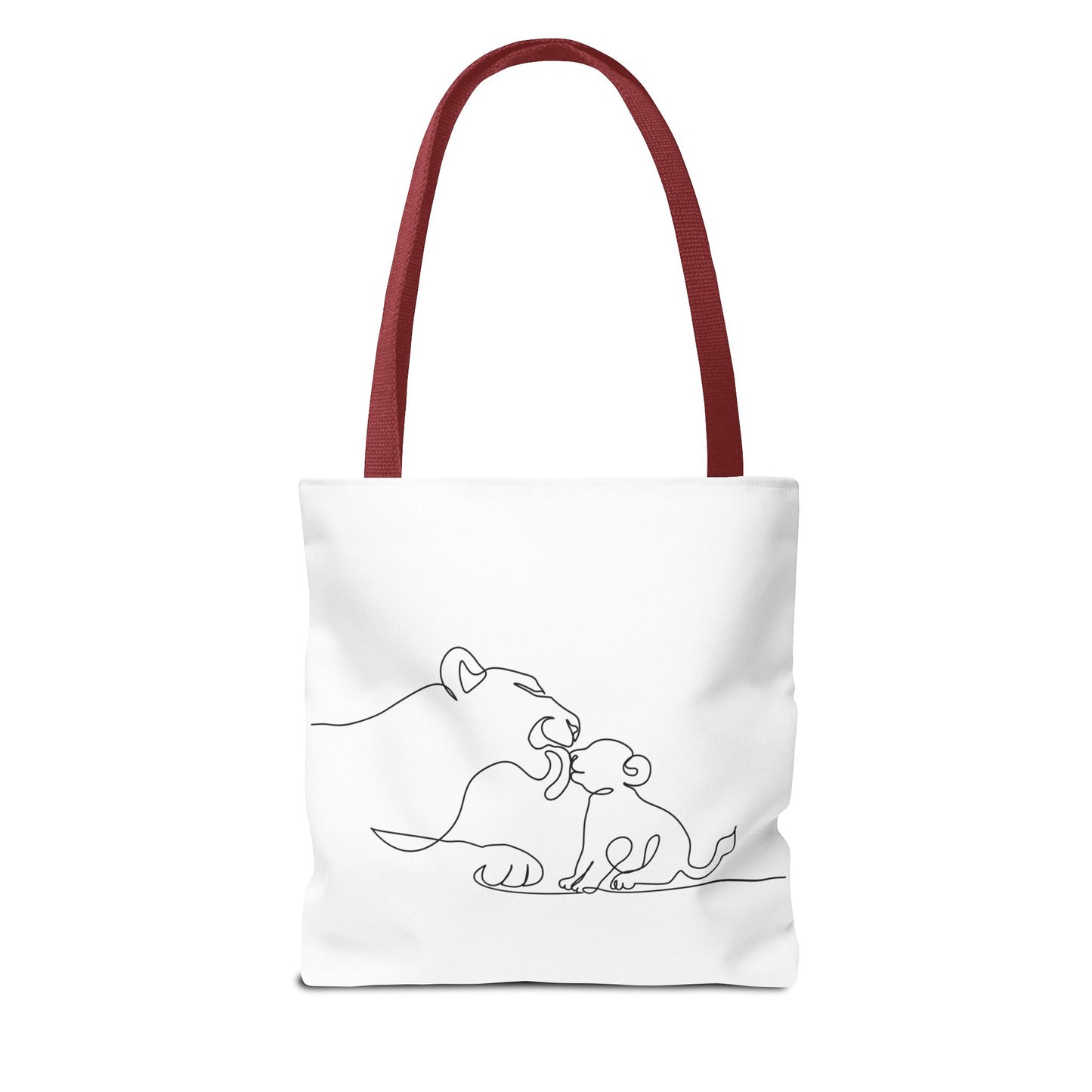 Lioness and Cub Tote Bag