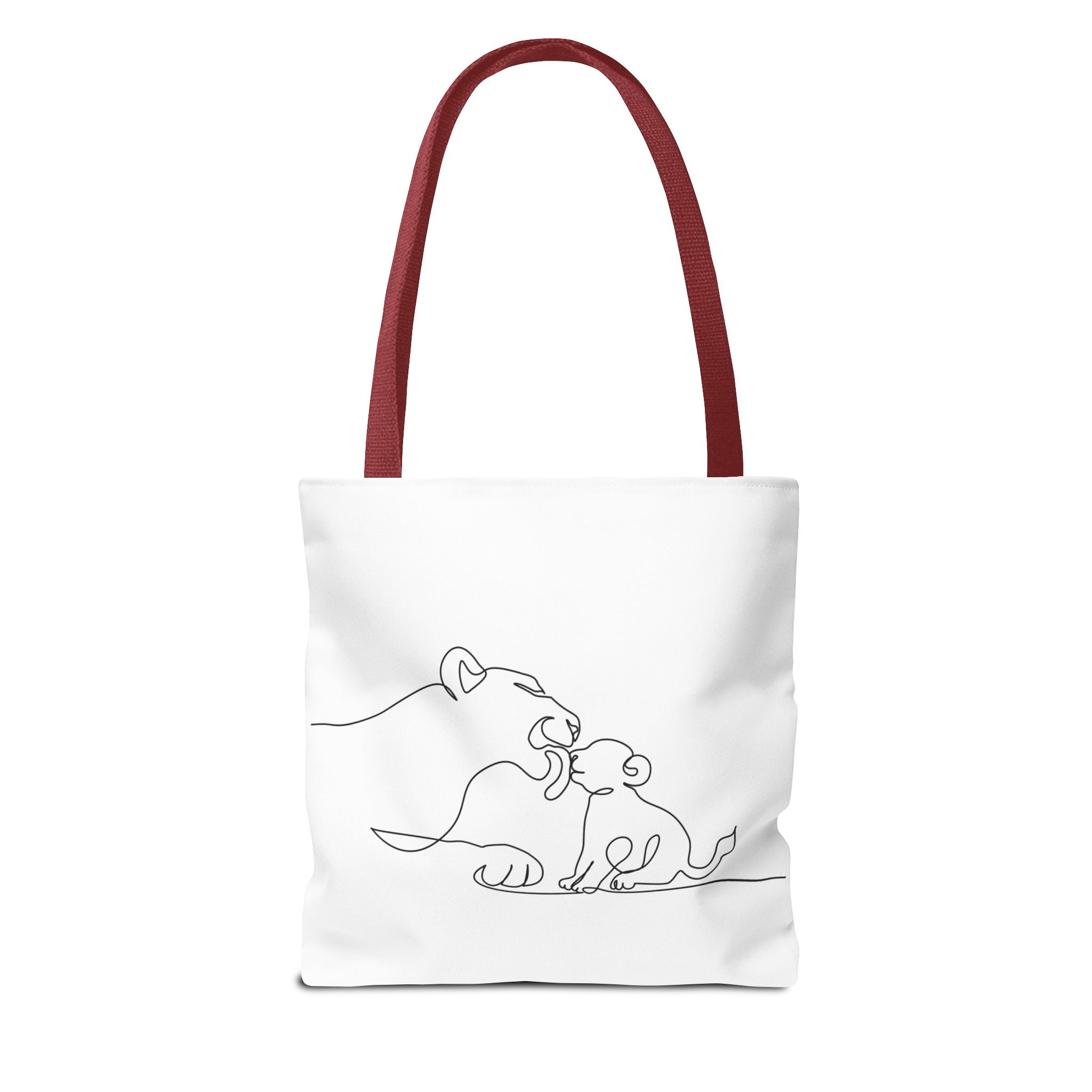 Lioness and Cub Tote Bag