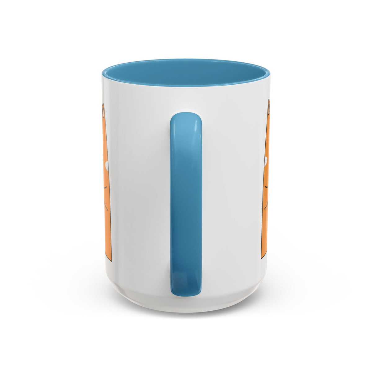 Sleepy Cat Accent Mug — 11/15oz Coffee Cup with Cat Design