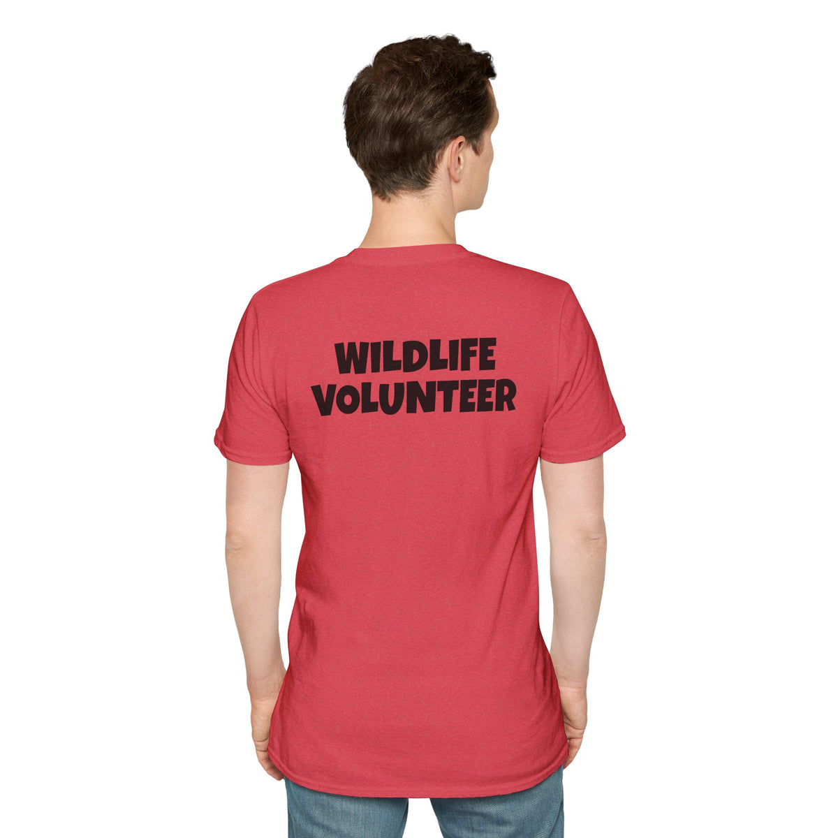 Wildlife Volunteer T-Shirt — Nature Rescue Pocket Logo Tee