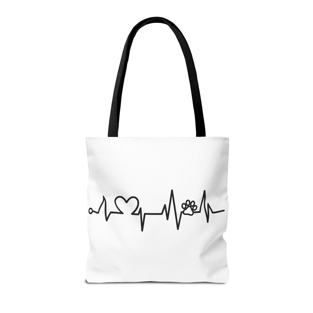 Animal ECG Tote Bag
