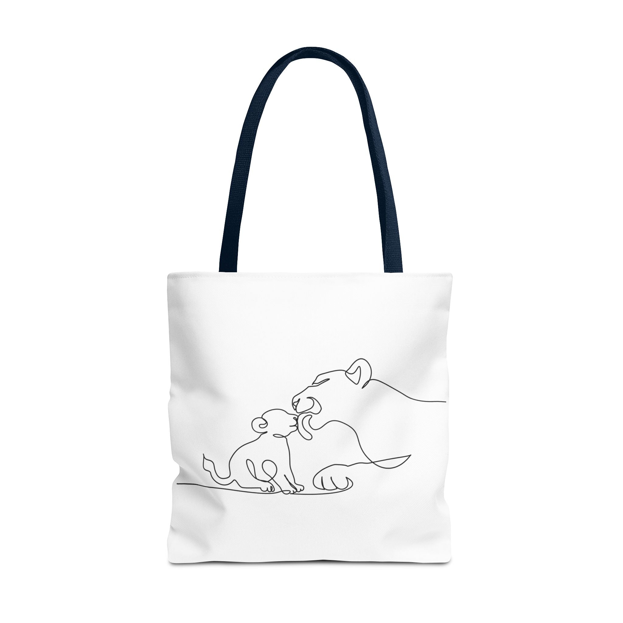 Lioness and Cub Tote Bag
