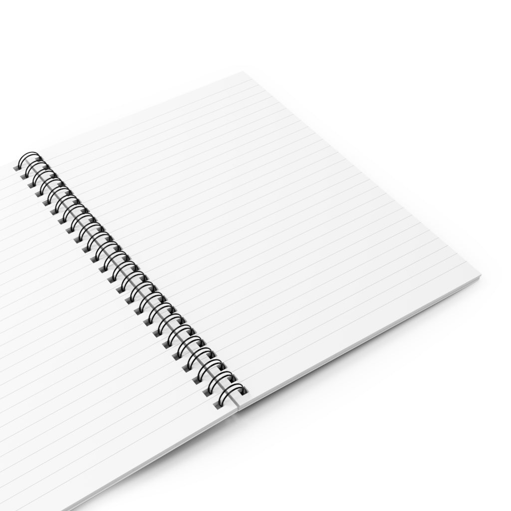 Giraffes Spiral Notebook — Ruled Journal with Walking Elephants Cover