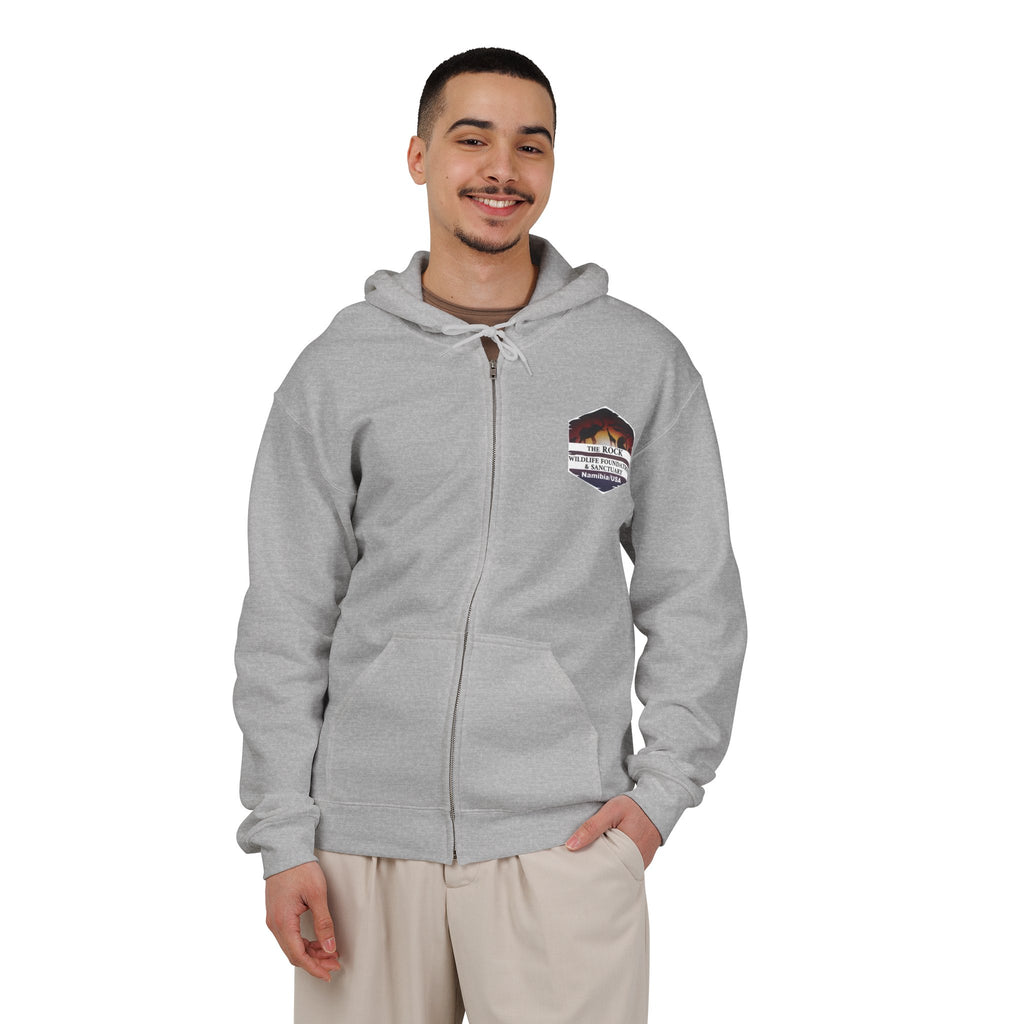 Wildlife Volunteer Zip Hoodie — Animal Rescue Crew Full-Zip Sweatshirt