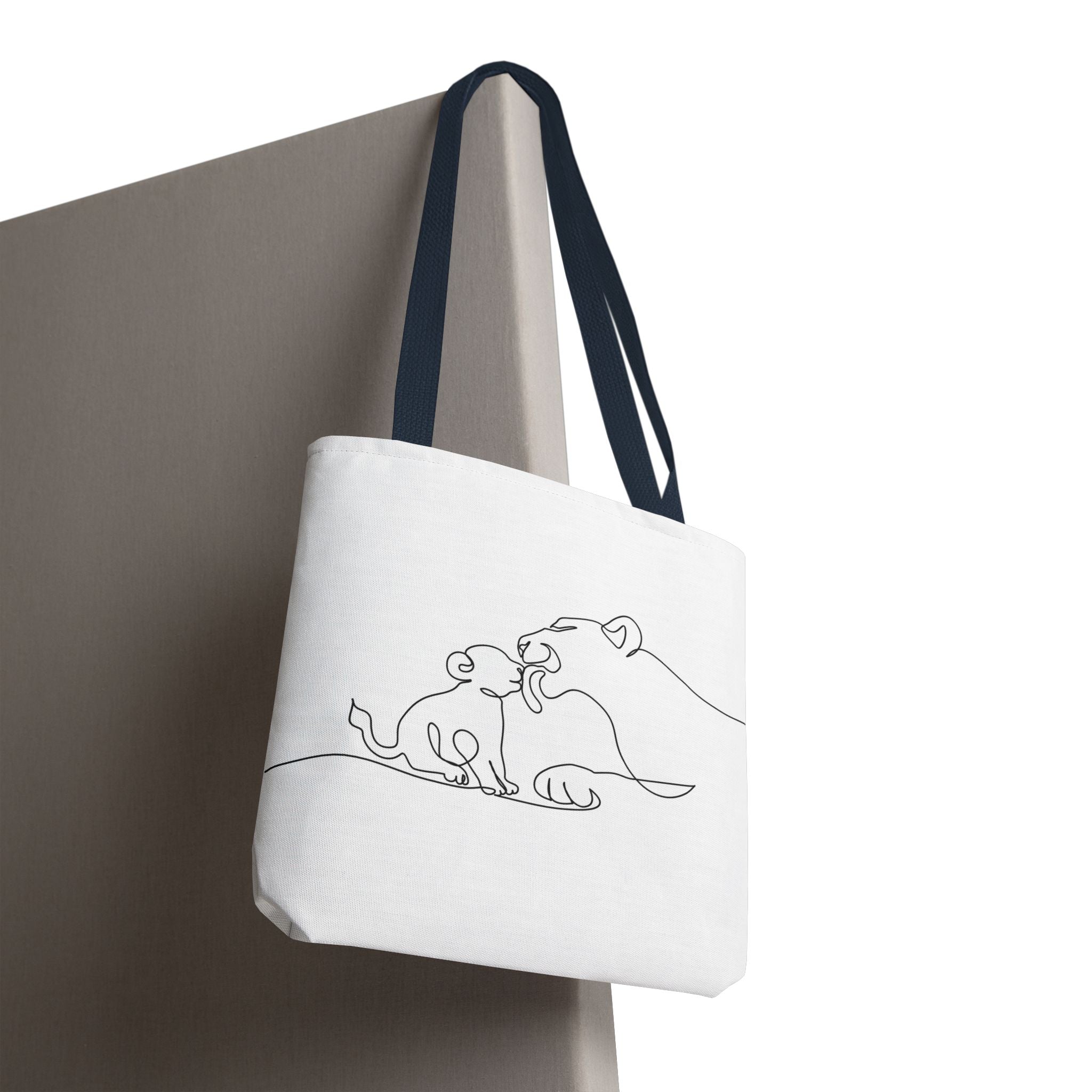 Lioness and Cub Tote Bag