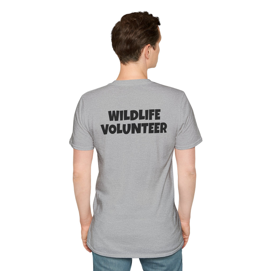 Wildlife Volunteer T-Shirt — Nature Rescue Pocket Logo Tee
