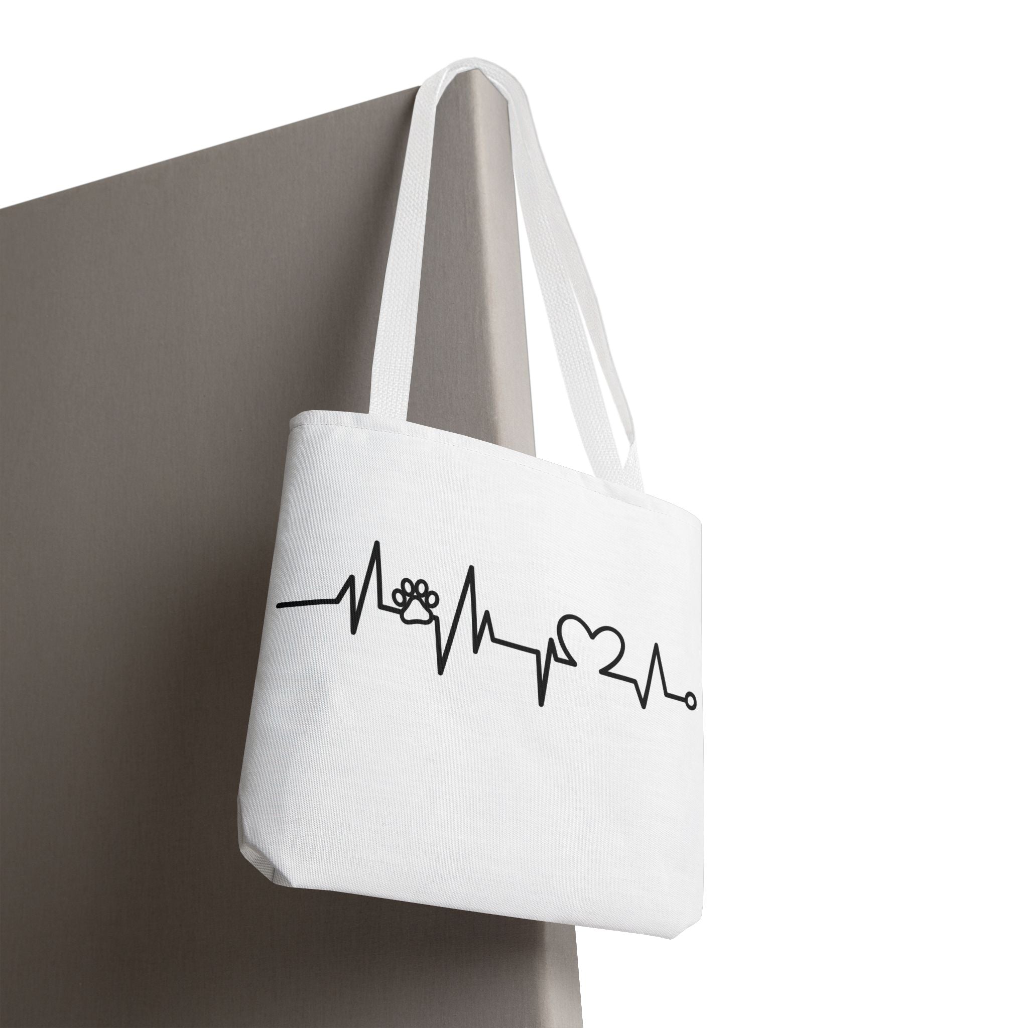 Animal ECG Tote Bag