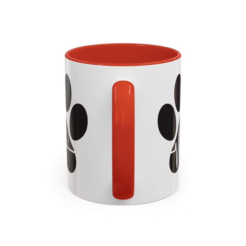 Elephant Paw Coffee Mug — Animal Rescue Heartbeat Accent Mug