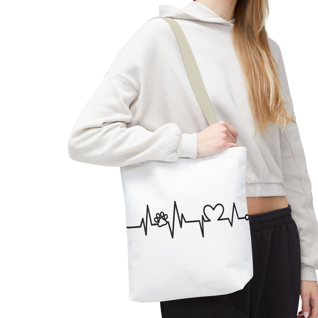 Animal ECG Tote Bag