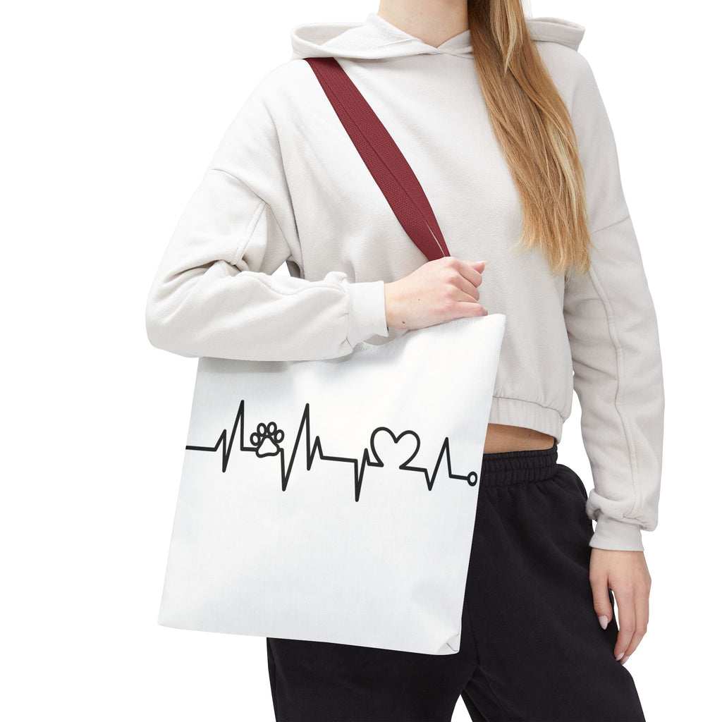 Animal ECG Tote Bag