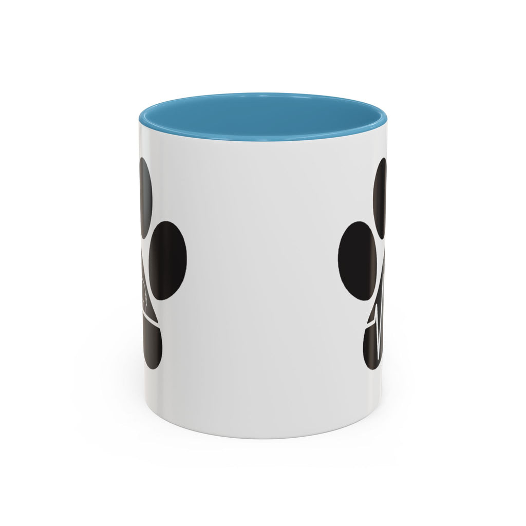 Elephant Paw Coffee Mug — Animal Rescue Heartbeat Accent Mug